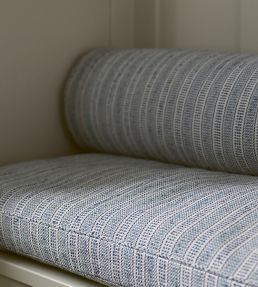 Cadiz Stripe Fabric by Jane Churchill Red/Green