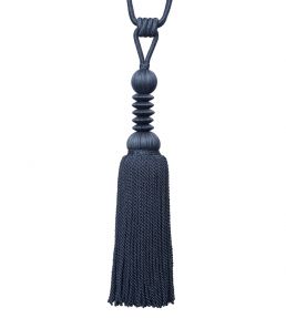 Caitlin Single Tassel Tieback Trimming by Samuel & Sons Caspian Blue