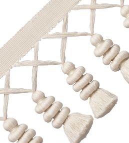 Caitlin Tassel Fringe Trimming by Samuel & Sons Cream