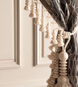 Caitlin Tassel Fringe Trimming by Samuel & Sons Cream