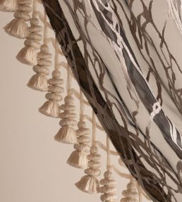 Caitlin Tassel Fringe Trimming by Samuel & Sons Eggshell