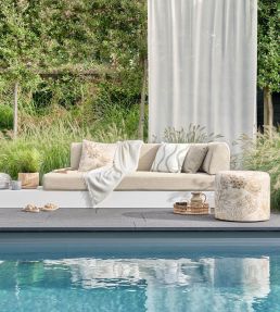 Calanques Fabric by Camengo Noir