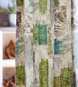 Caldesia Fabric by Harlequin Indigo/Pebble