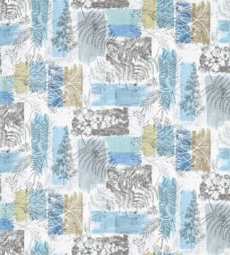 Caldesia Fabric by Harlequin Indigo/Pebble