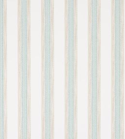 Camber Stripe Wallpaper by Jane Churchill Aqua/Beige