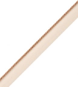 Cambridge Metallic Cord With Tape Trimming by Samuel & Sons Rose Gold