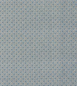 Camden Trellis Fabric by GP & J Baker Blue