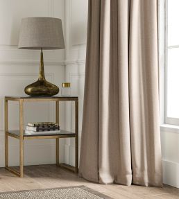 Campbell Fabric by Warner House Taupe