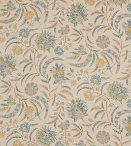 Campion Fabric by Colefax and Fowler Blue/Gold