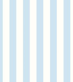 Candy Stripe Wallpaper by Ohpopsi Baby Blue