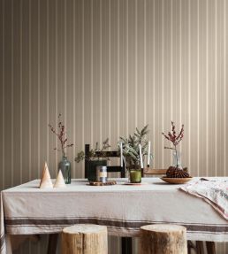 Candy Stripe Wallpaper by Ohpopsi Baby Blue
