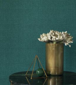 Canevas Wallpaper by Casadeco Vert