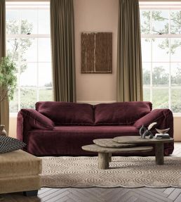 Cape Mohair Fabric by Warwick Beetroot