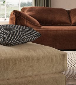 Cape Mohair Fabric by Warwick Thunder