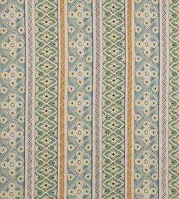 Capel Fabric by Jane Churchill Aqua