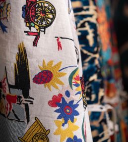 Carretto Del Cibo Fabric by MINDTHEGAP Taupe