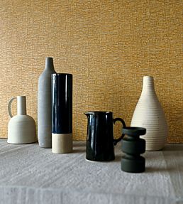 Caiman Wallpaper by Casamance Banane