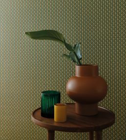 Trenza Wallpaper by Casamance Emeraude