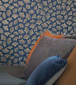 Ginkgo Wallpaper by Casamance Elephant