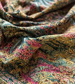 Cascade Jacquard Fabric by Cole & Son Leaf Green