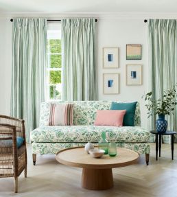Casidy Fabric by Jane Churchill Aqua