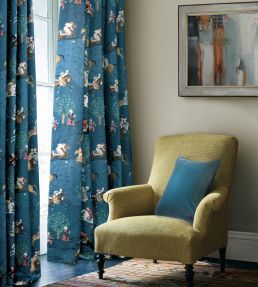 Caspian Fabric by GP & J Baker Indigo