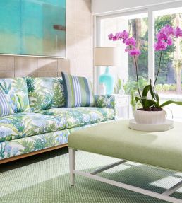 Castaway Fabric by Thibaut Kiwi