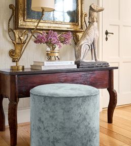 Celeste Velvet Fabric by Thibaut Cloud