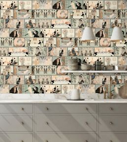 Charleston Tower Wallpaper by Brand McKenzie Vintage Multi