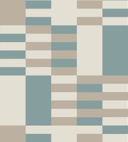 Check Wallpaper by Farrow & Ball Au Lait / Sardine
