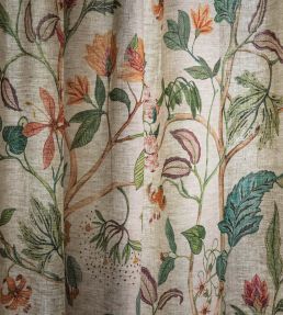 Chellah Fabric by Osborne & Little Petrol/Mandarin