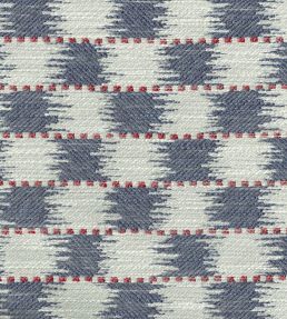 Chequers Fabric by Titley and Marr Indigo