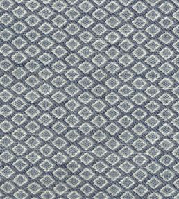 Chess Fabric by Titley and Marr Indigo