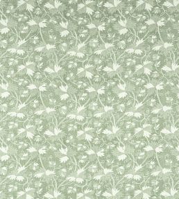 Chester Fabric by Thibaut Green