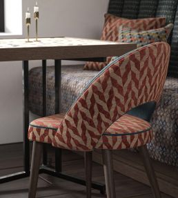 Chicago Fabric by Warwick Terracotta