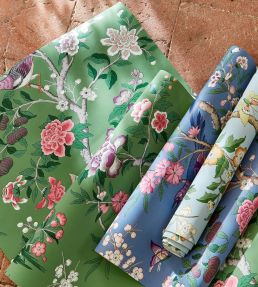 Chinoiserie Hall Wallpaper by Sanderson Linen / Chintz