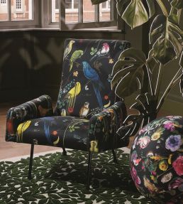 Birds Sinfonia Fabric by Christian Lacroix Crepuscule