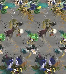 Oiseau Fleur Mural by Christian Lacroix Graphite