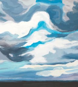 Cirrus Mural by Casadeco Bleu Nuage
