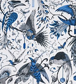Emma J Shipley Audubon Fabric by Clarke & Clarke Blue
