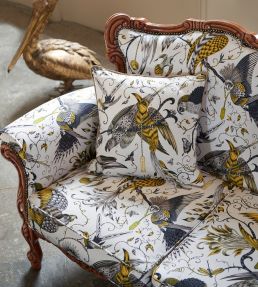 Emma J Shipley Audubon Fabric by Clarke & Clarke Blue