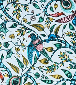 Emma J Shipley Rousseau Fabric by Clarke & Clarke Eggshell