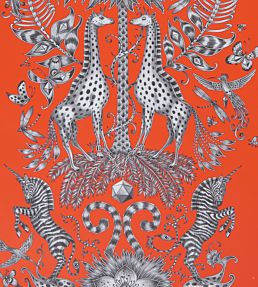 Emma J Shipley Kruger Wallpaper by Clarke & Clarke Flame