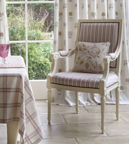 Alderton Fabric by Clarke & Clarke Damson/Heather