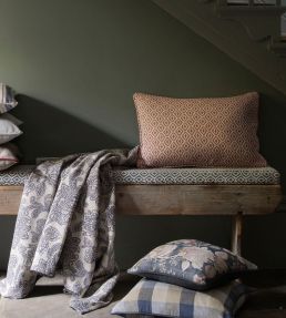 Keaton Fabric by Clarke & Clarke Midnight