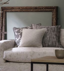Keaton Fabric by Clarke & Clarke Silver