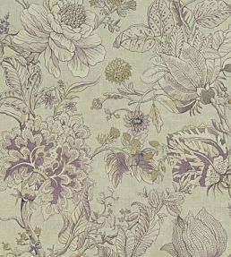 Sissinghurst Fabric by Clarke & Clarke Heather/Olive