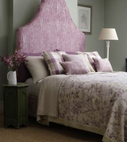 Sissinghurst Fabric by Clarke & Clarke Heather/Olive