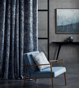 Silhouette Fabric by Clarke & Clarke Charcoal