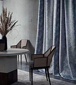 Sirocco Fabric by Clarke & Clarke Kingfisher